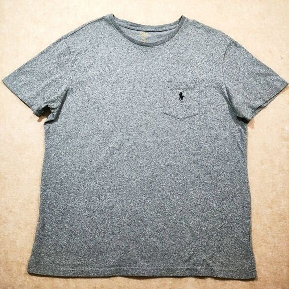 Polo by Ralph Lauren Gray Men's Short Sleeve T-Shirt #2 - Picture 1 of 4